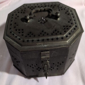 Bronze Octagonal Jewelry Organizer One Size